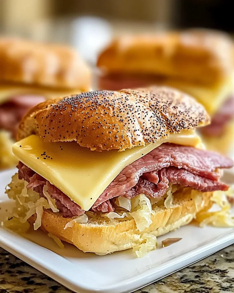 Reuben Sandwich Sliders
