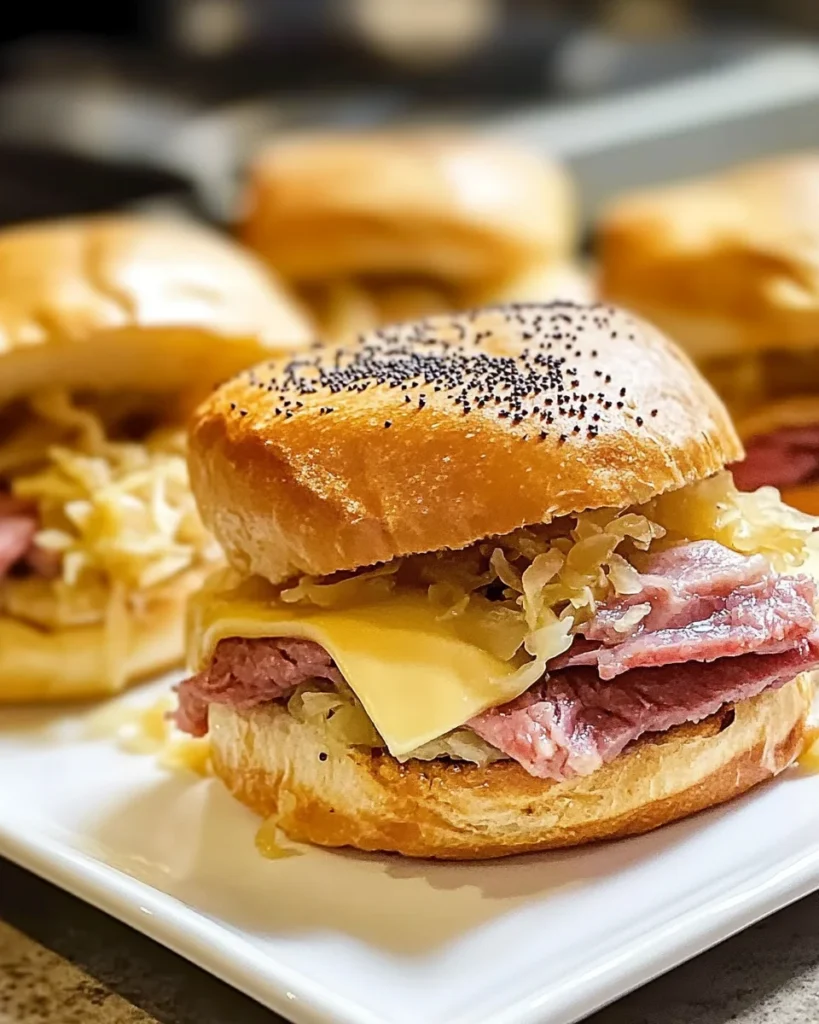 Reuben Sandwich Sliders