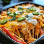 Chicken Fajita Casserole