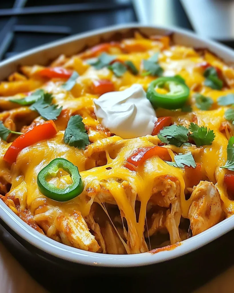 Chicken Fajita Casserole