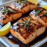 Balsamic Glazed Salmon with a Twist