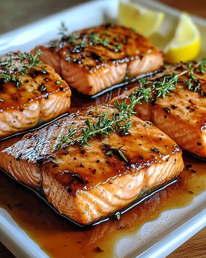 Balsamic Glazed Salmon with a Twist
