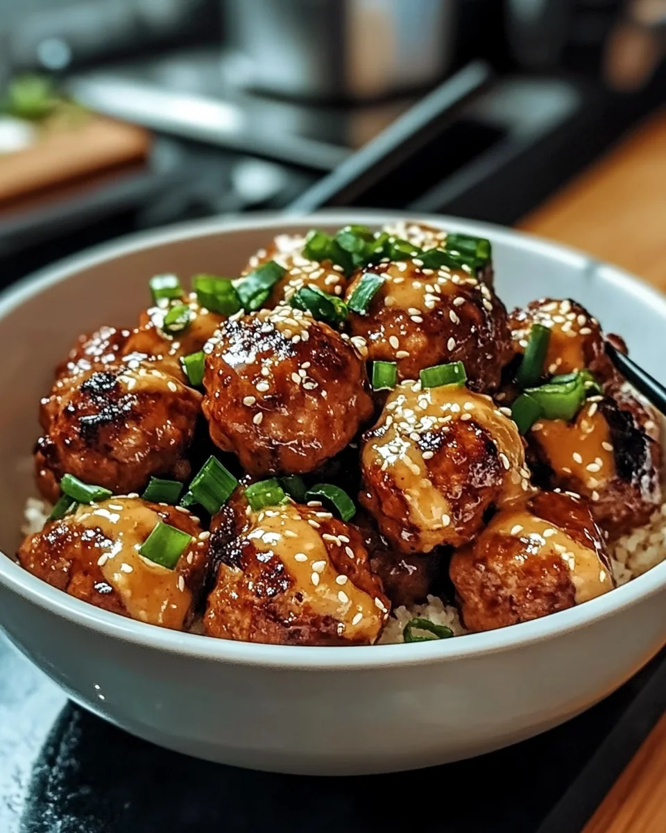 Korean BBQ Meatballs