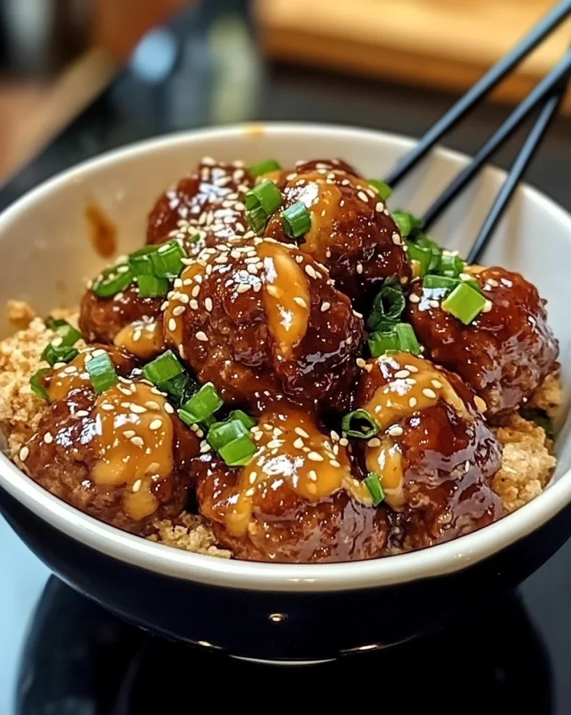 Korean BBQ Meatballs