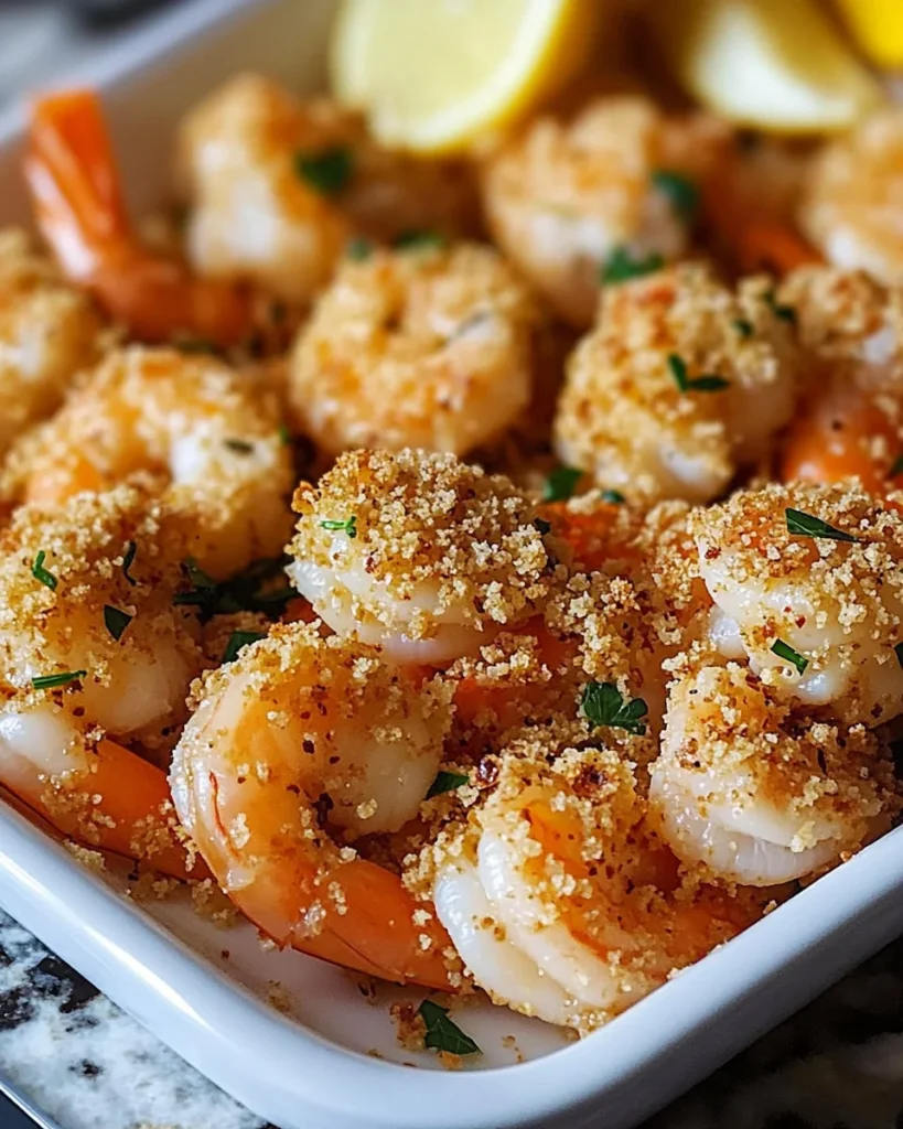 Baked Garlic Parmesan Shrimp