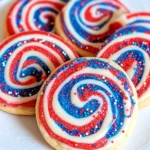 Patriotic Pinwheel Cookies