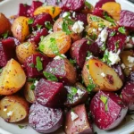 Roasted Beet Potato Salad