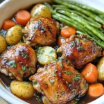 Slow Cooker Honey Garlic Chicken And Veggies