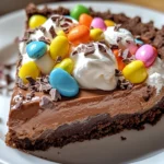 No-Bake Easter Chocolate Pie