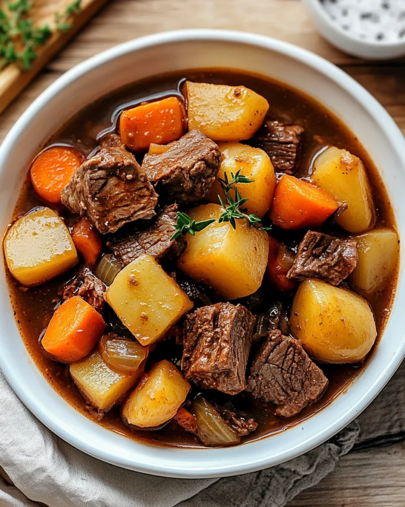 Slow Cooker Beef Stew
