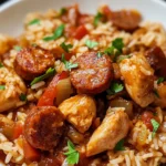 One-Pan Cajun Chicken Sausage & Rice