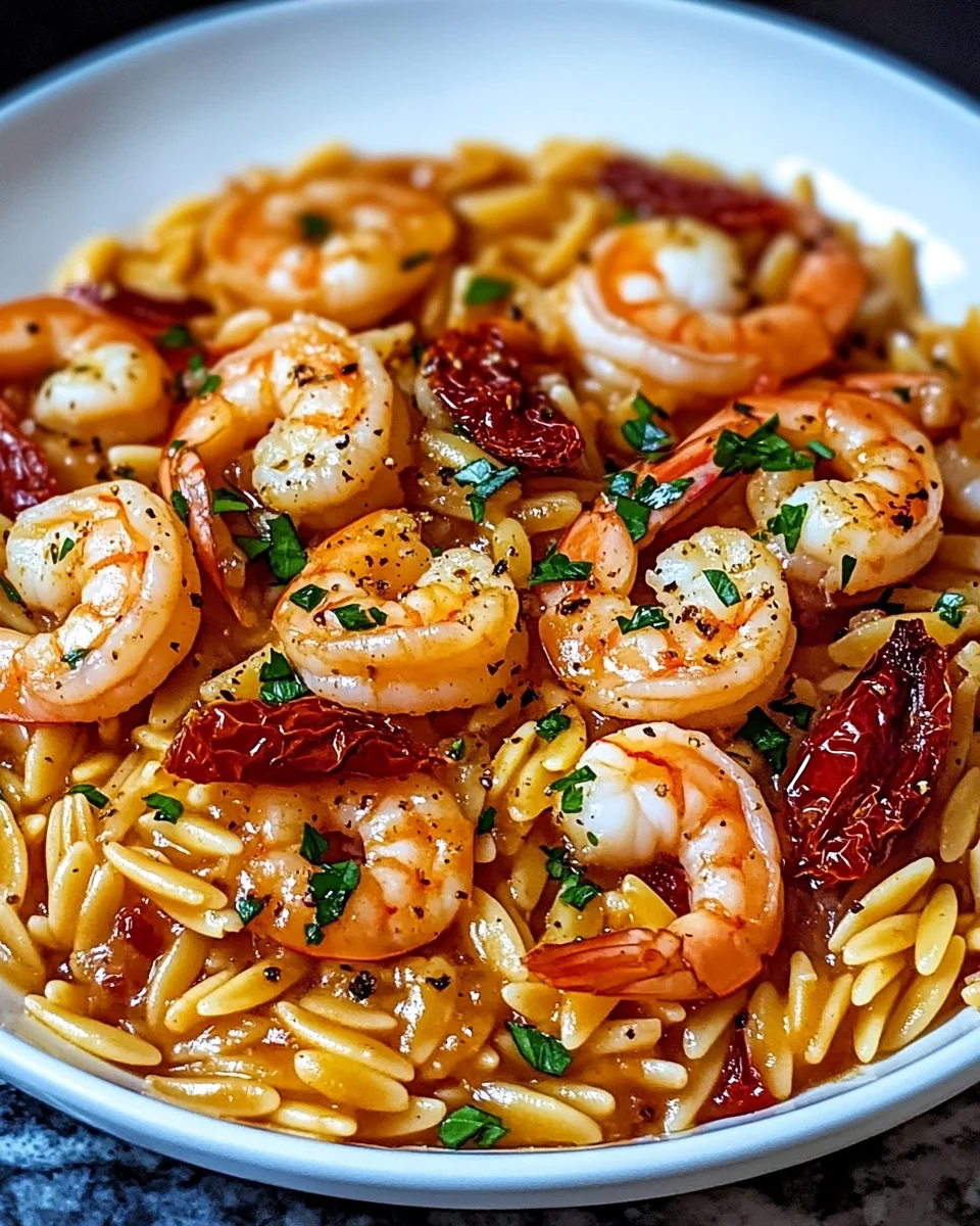 One Pot Marry Me Shrimp and Orzo Pasta