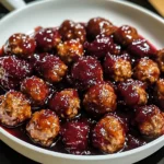 Spicy Cranberry Meatballs