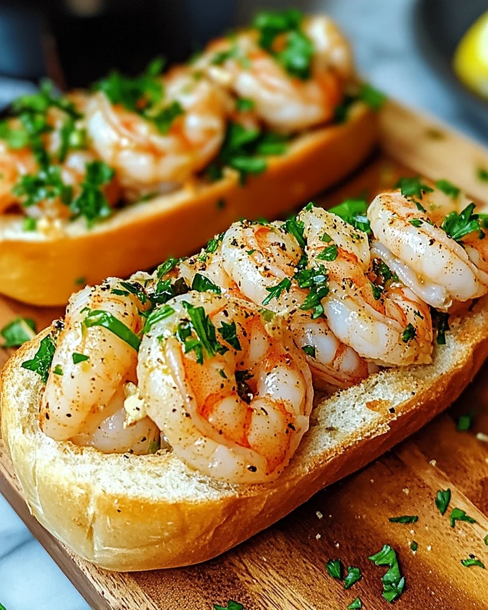 Shrimp Rolls on Brioche Buns