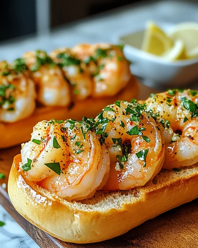 Shrimp Rolls on Brioche Buns