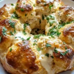 Chicken Alfredo Monkey Bread