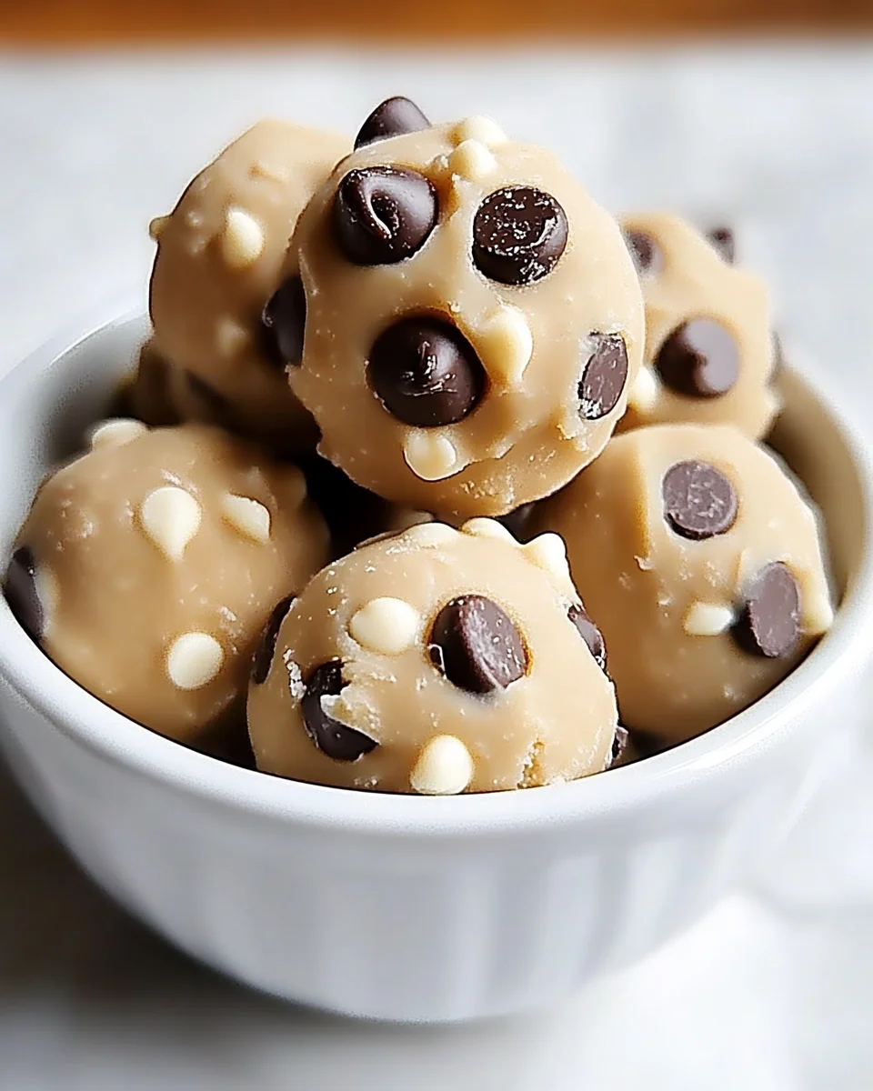 Chocolate Chip Cookie Dough Truffles