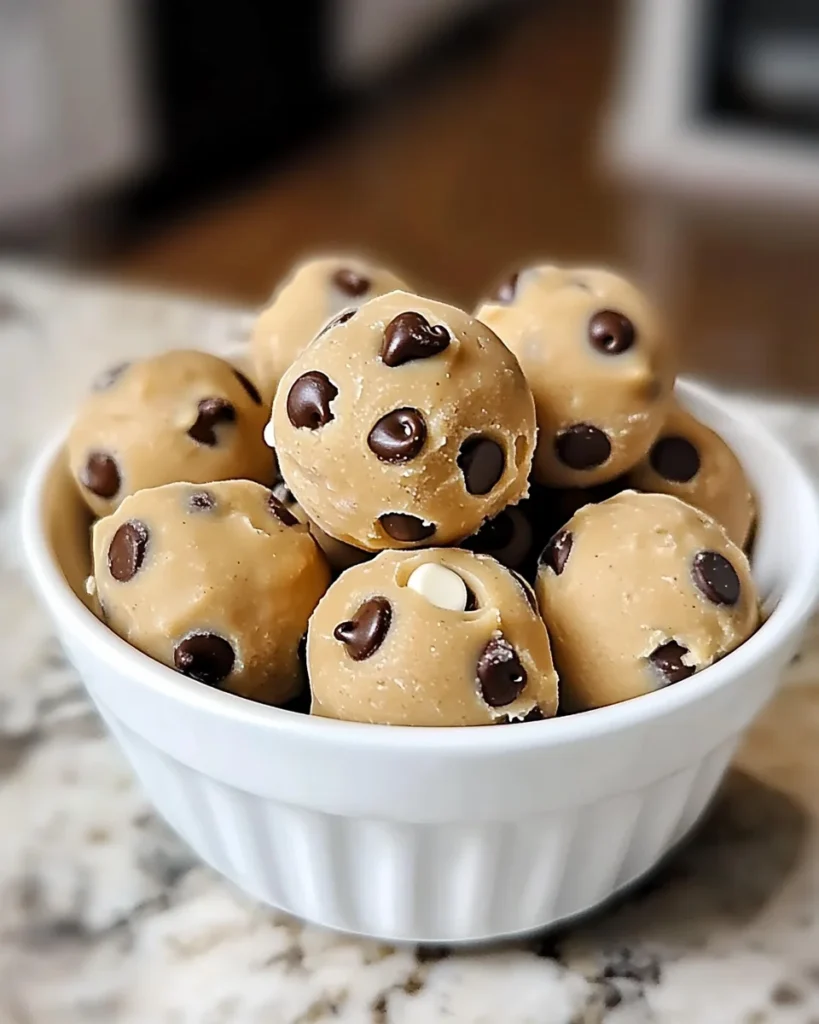 Chocolate Chip Cookie Dough Truffles