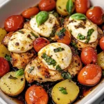 Caprese Chicken and Potatoes