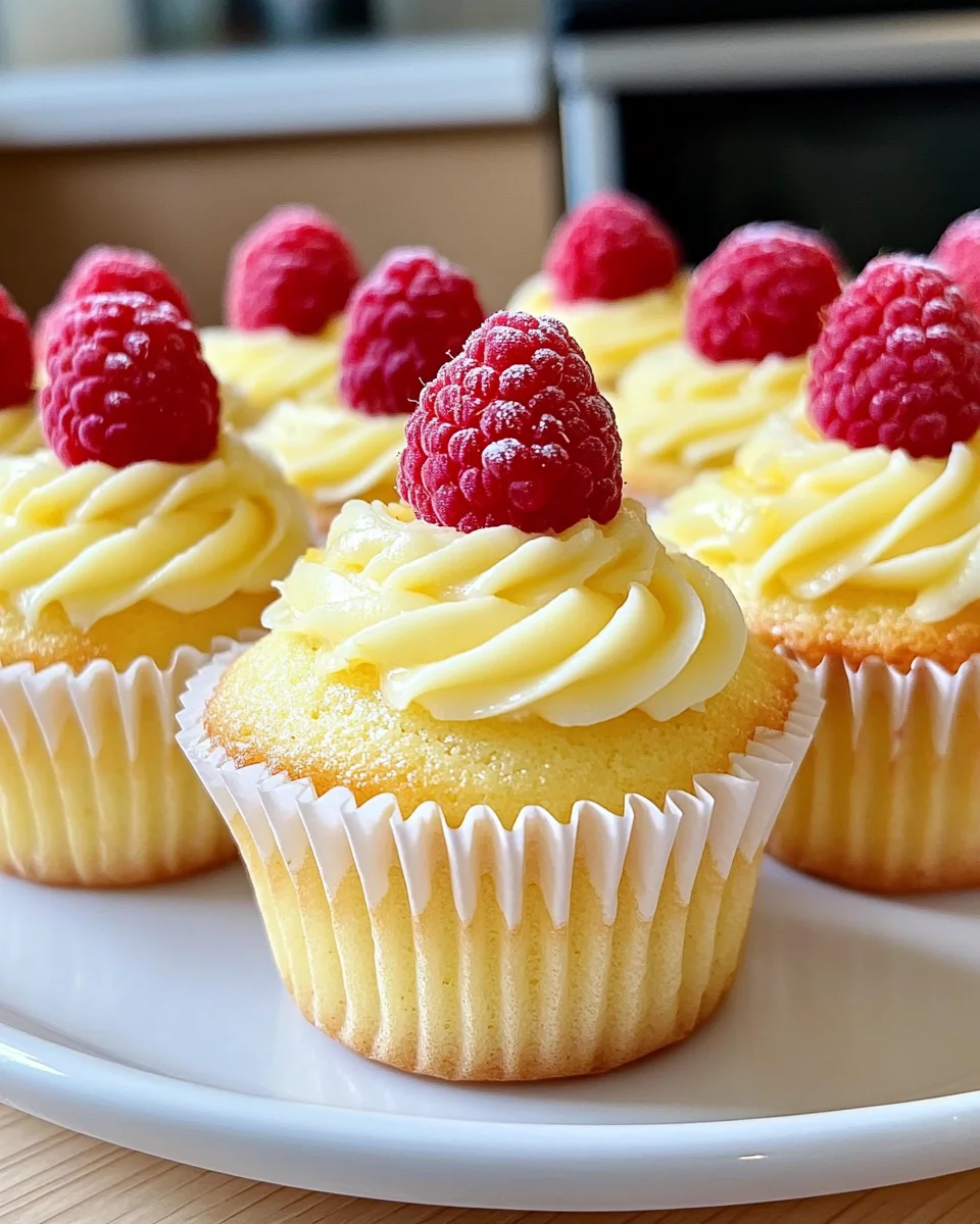Raspberry Lemon Heaven Cupcakes