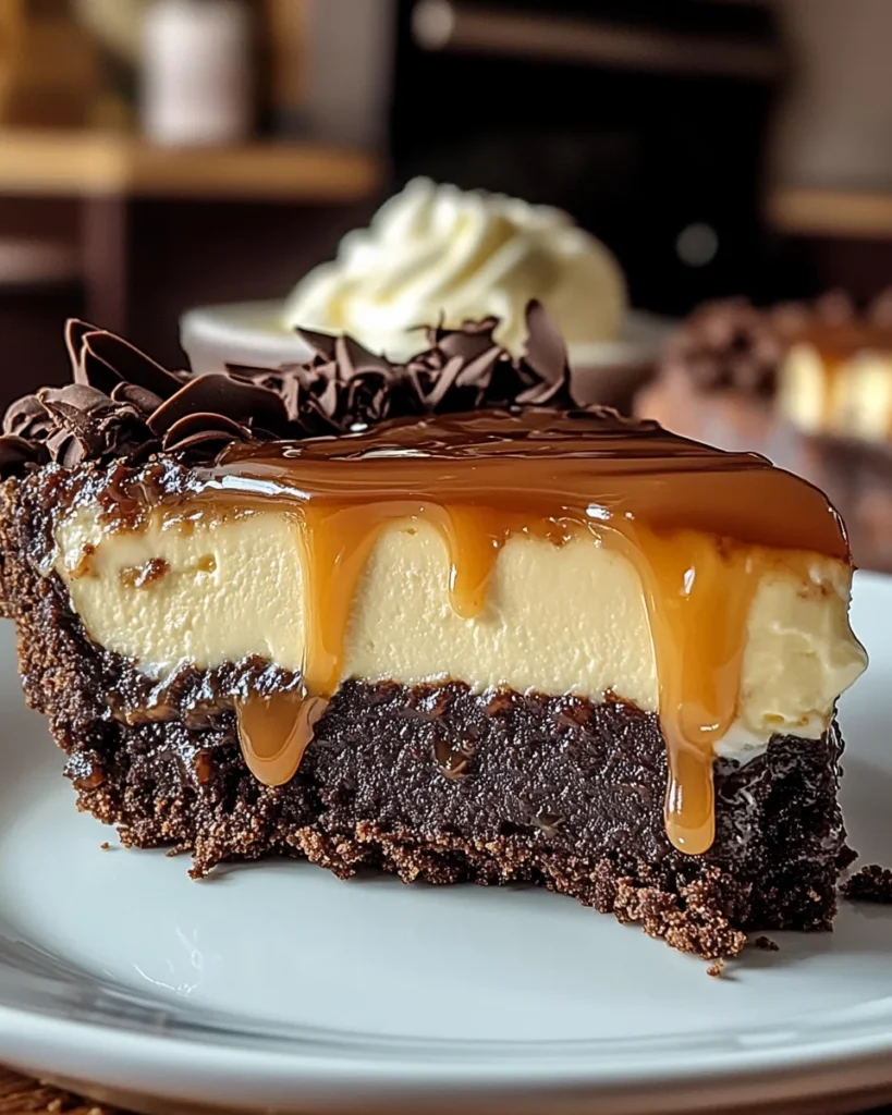 Caramel Brownie Cheesecake