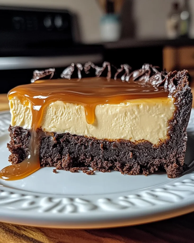 Caramel Brownie Cheesecake