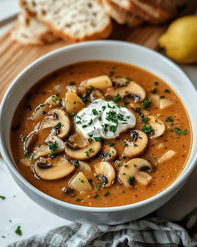 Hungarian Mushroom Soup