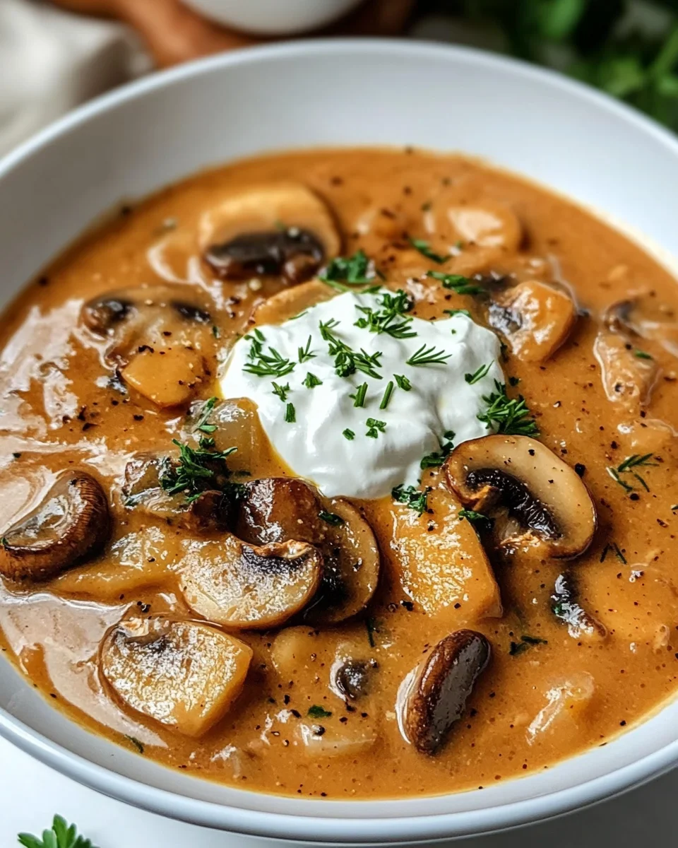 Hungarian Mushroom Soup