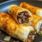 Philly Cheesesteak Egg Rolls