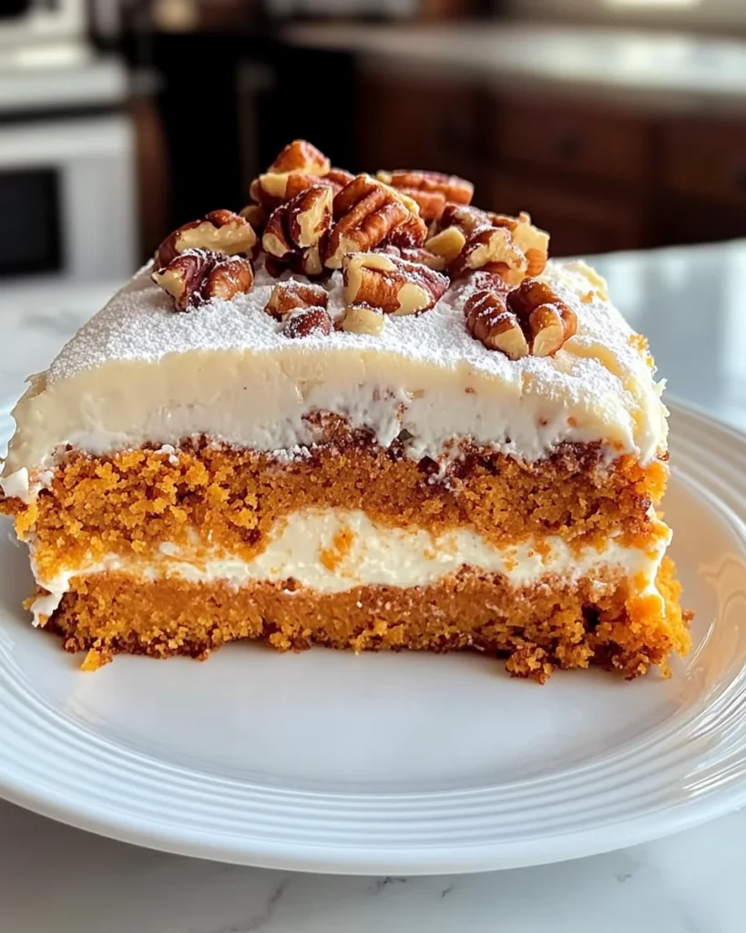 Sweet Potato Cinnamon Roll Cake