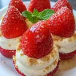 Best Cheesecake Deviled Strawberries