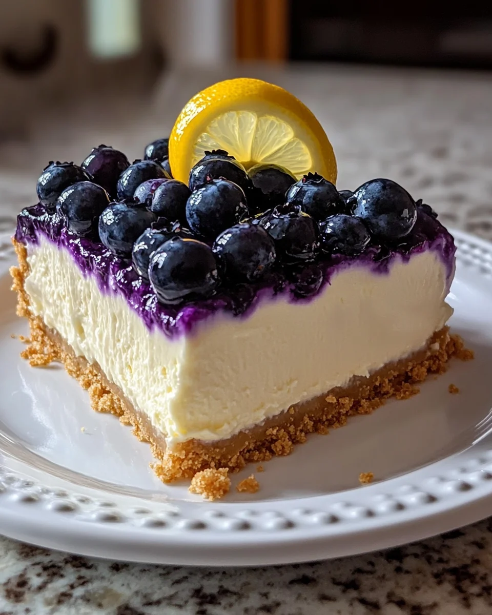Lemon Blueberry Cheesecake