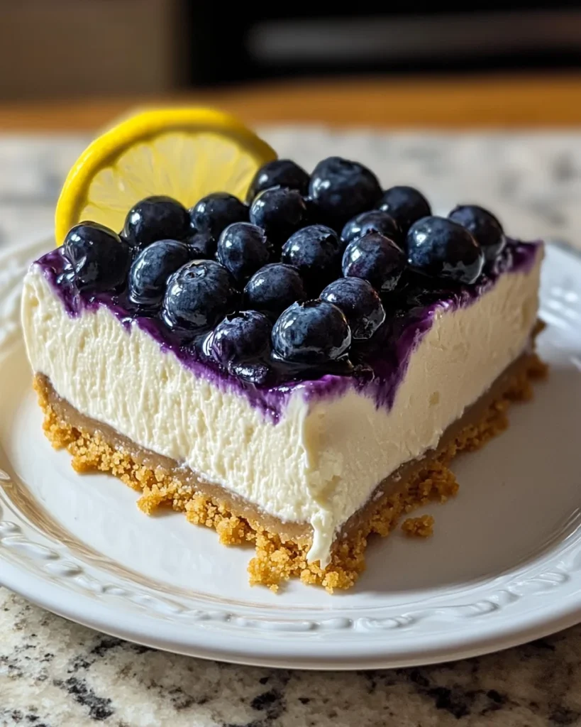 Lemon Blueberry Cheesecake