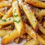 Air Fryer Garlic Parmesan Fries
