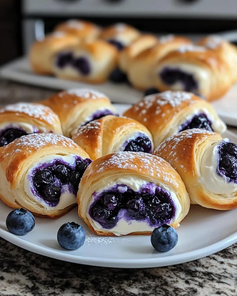 Blueberry Cheesecake Rolls