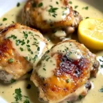 Creamy Lemon Herb Chicken Thighs5 Stars