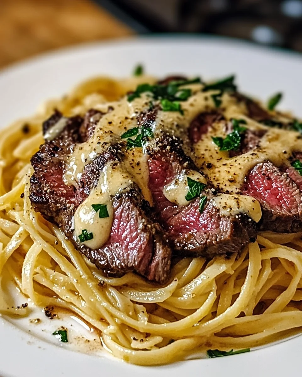 Garlic Butter Steak Lightning Noodles