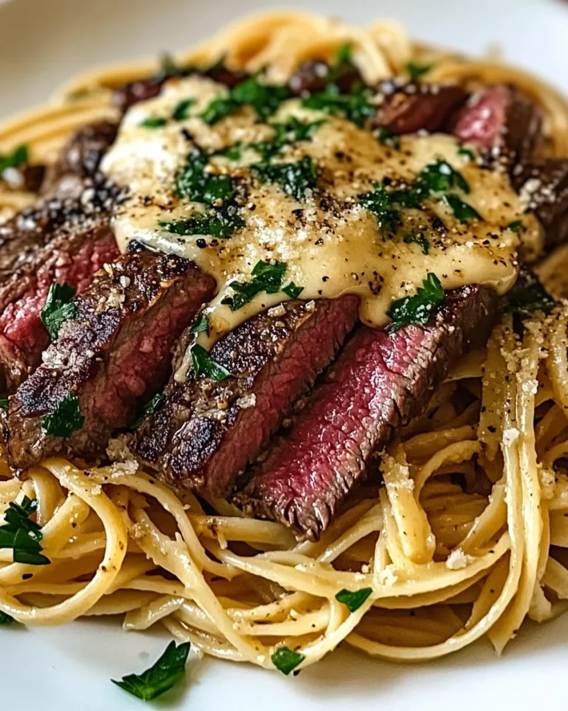 Garlic Butter Steak Lightning Noodles
