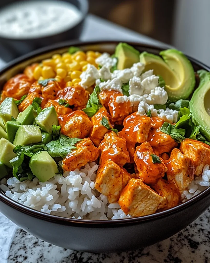 buffalo chicken bowls
