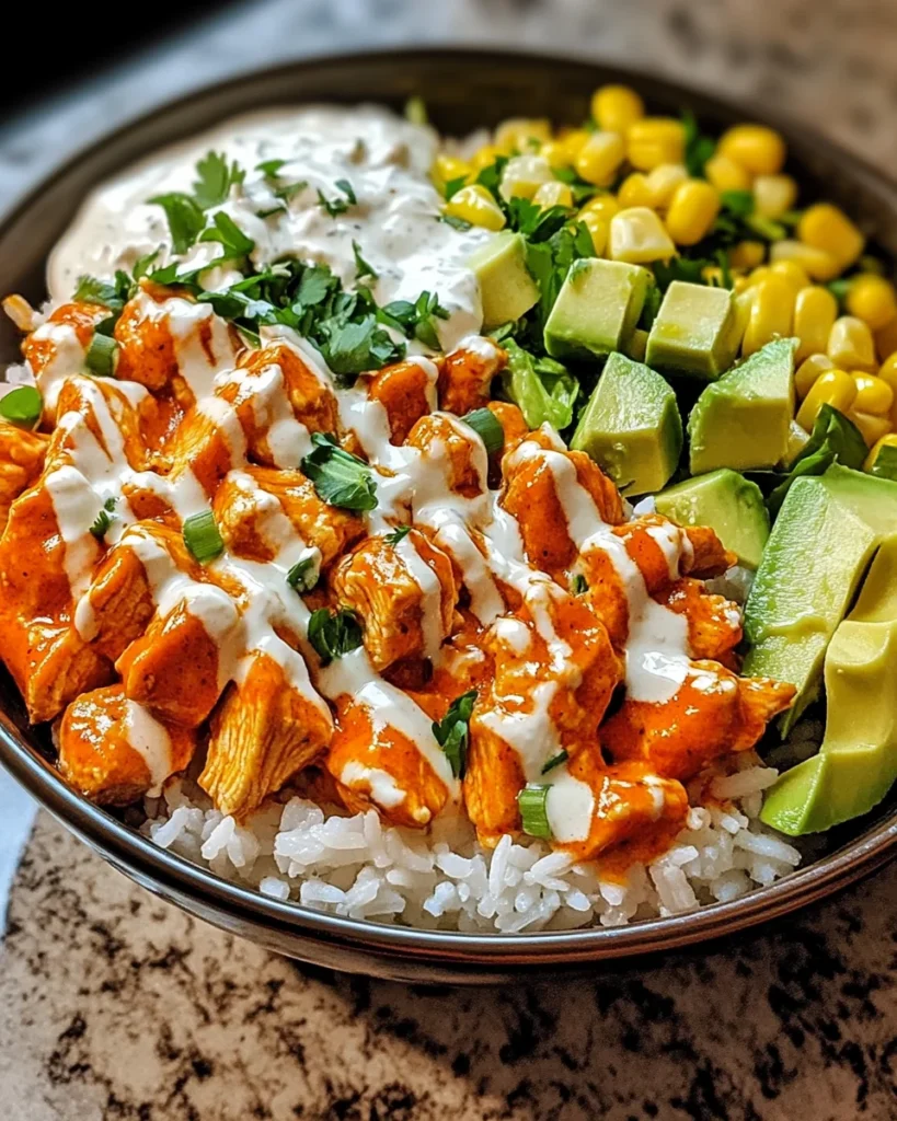 buffalo chicken bowls