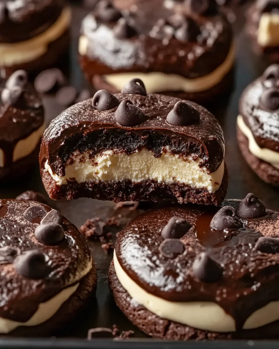 Decadent Chocolate Cheesecake Cookies