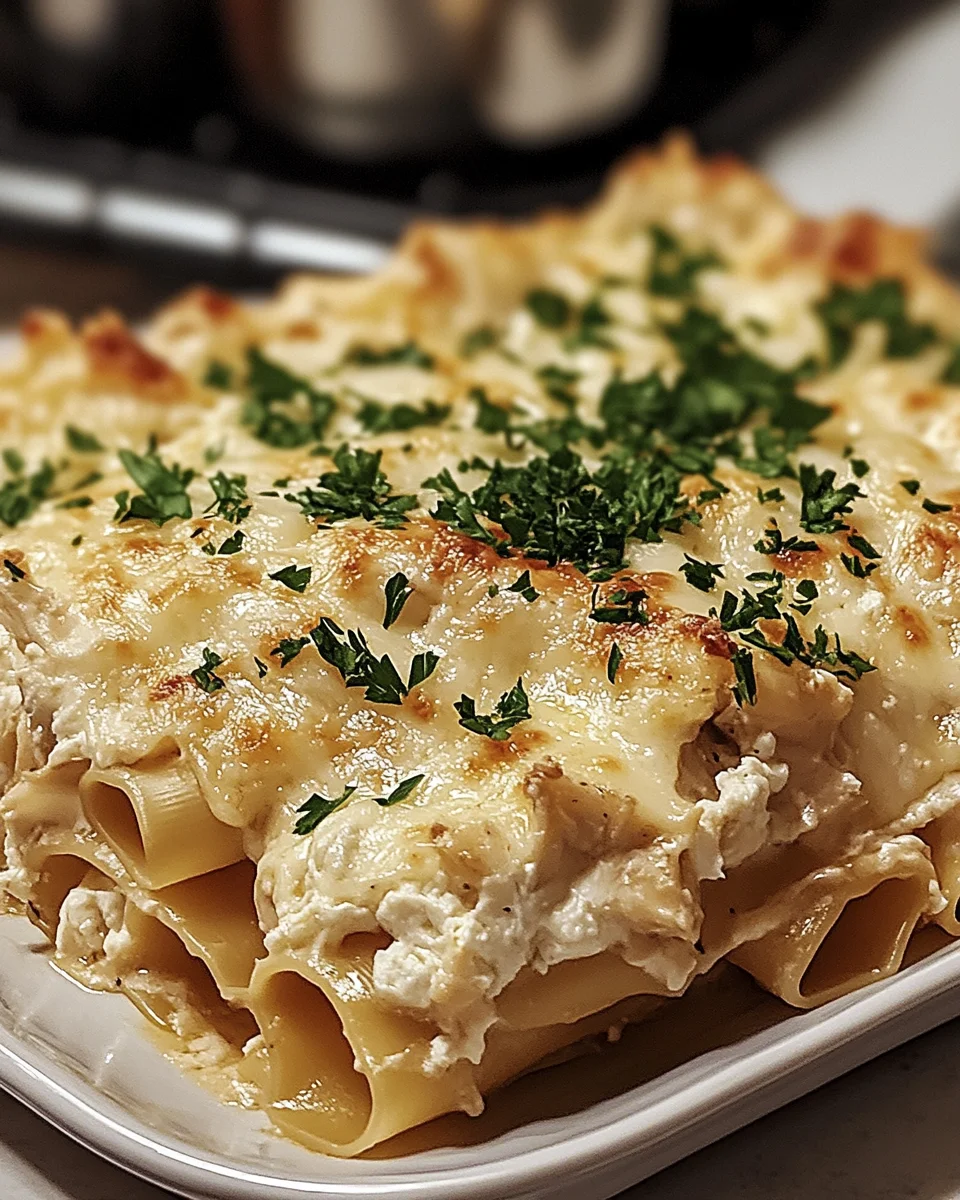 Garlic Parmesan Chicken Lasagna Roll-Ups