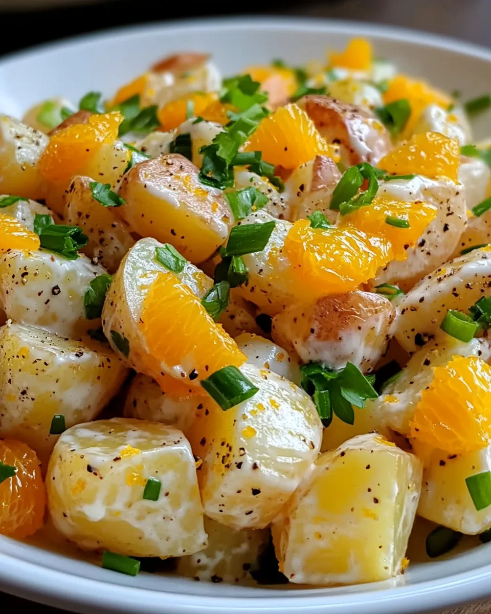 Zesty Orange Potato Salad