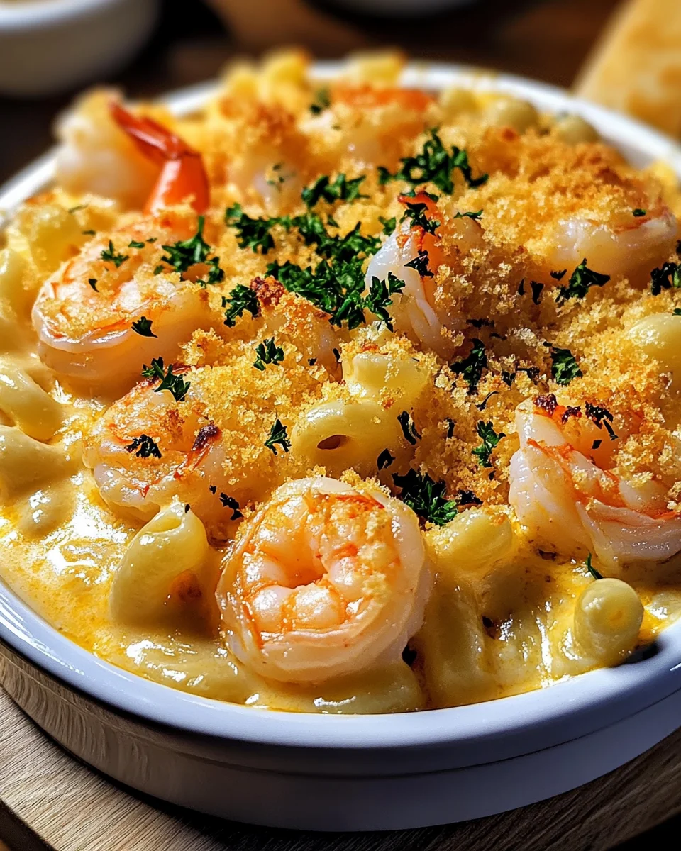Creamy Seafood Mac Cheese