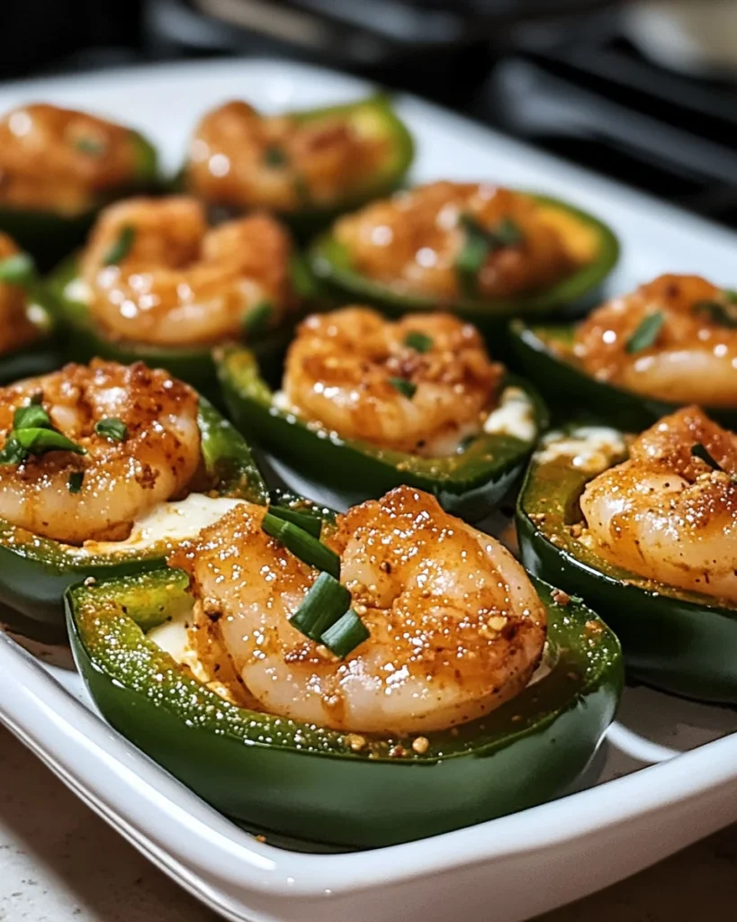 Fiery Cajun Shrimp Stuffed Jalapeños