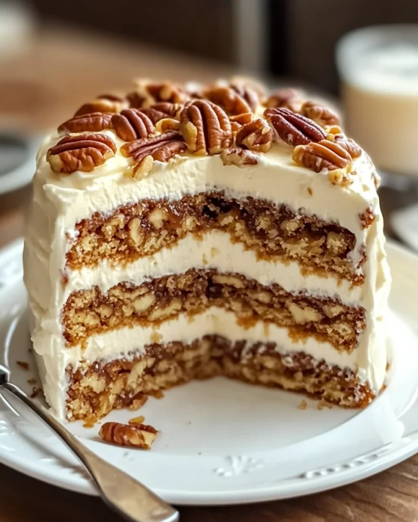 Pecan Pie Layer Cake