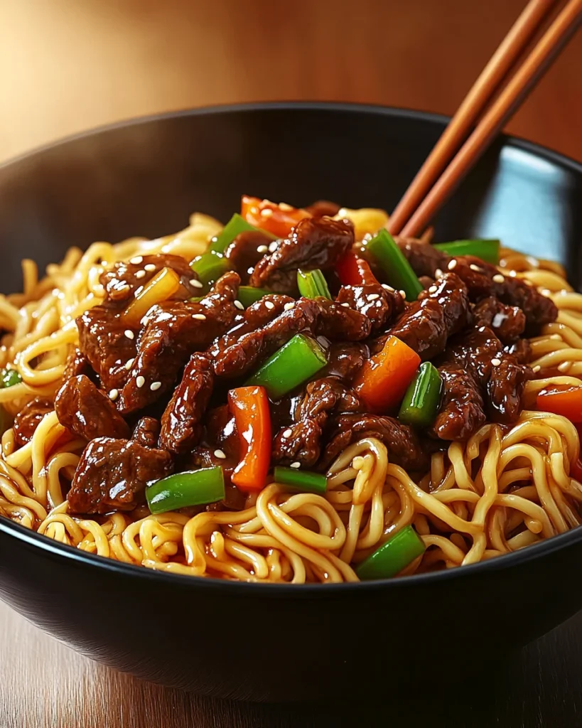 Hoisin Beef Noodles