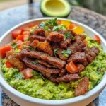 CRISPY BEEF CHICHARRONES WITH HOMEMADE GUACAMOLE