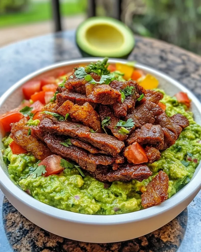 CRISPY BEEF CHICHARRONES WITH HOMEMADE GUACAMOLE