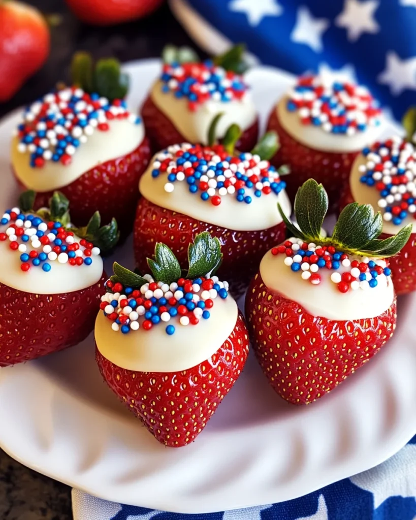 July Chocolate Covered Strawberries